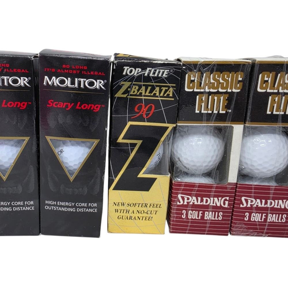 Golf Balls Spaulding 5 Packages Miscellaneous Types Automotive Logo GMC